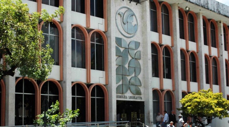 Fachada da Assembleia Legislativa da Paraíba em João Pessoa